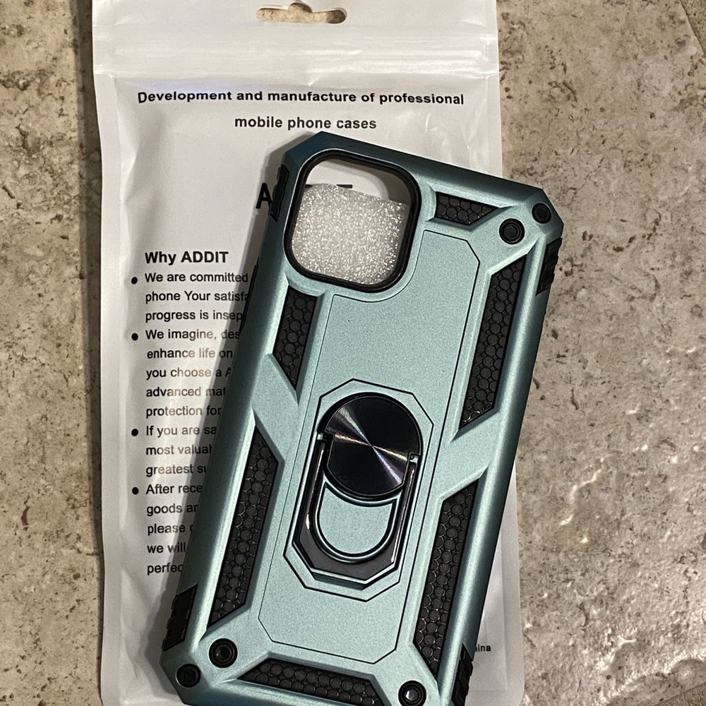 ADDIT Teal Colored Protective Phone Case Brand New never used